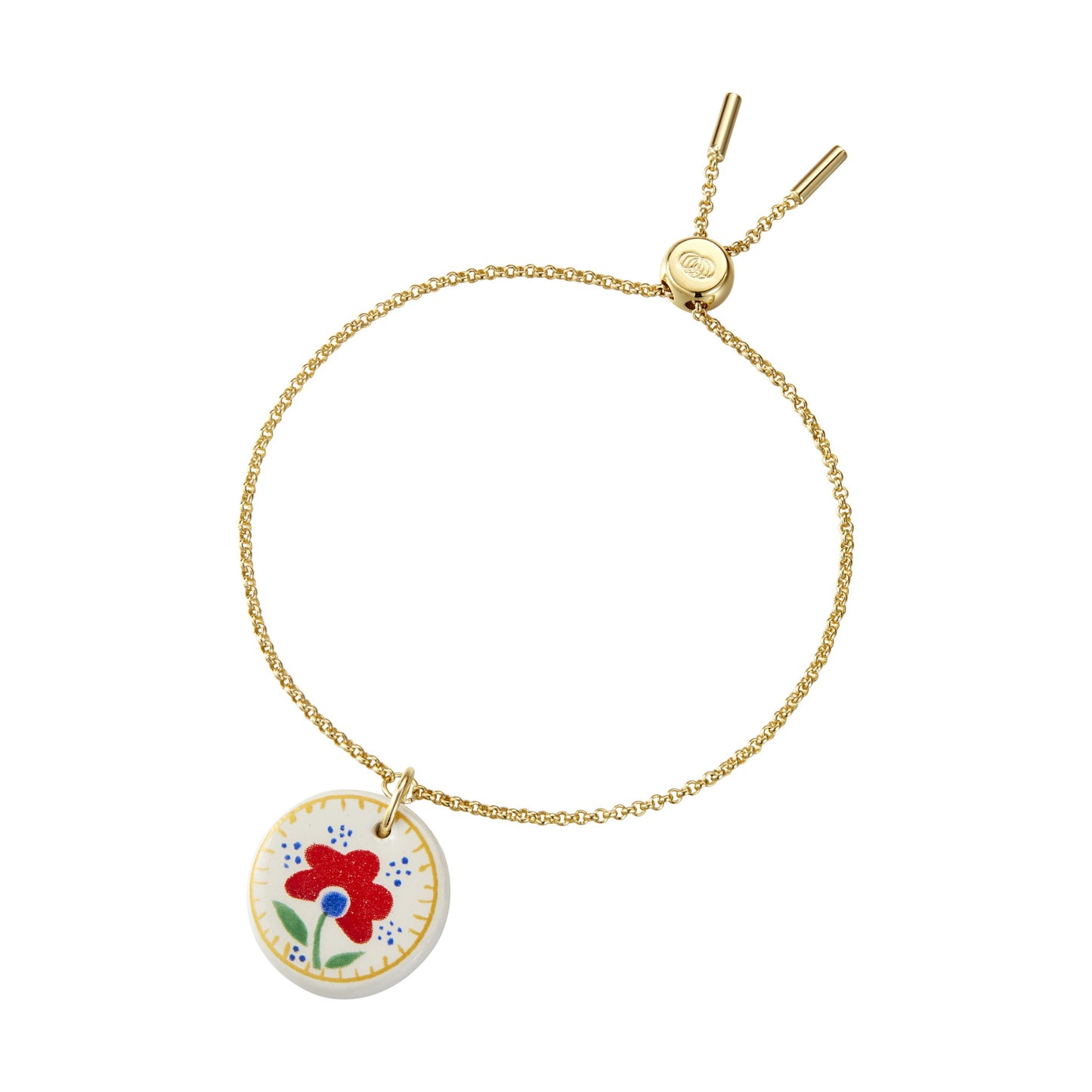 BRACELET FAIENCE FLEUR
