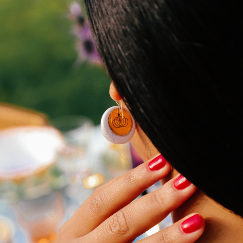 Boucles d'oreilles FAIENZ cœur