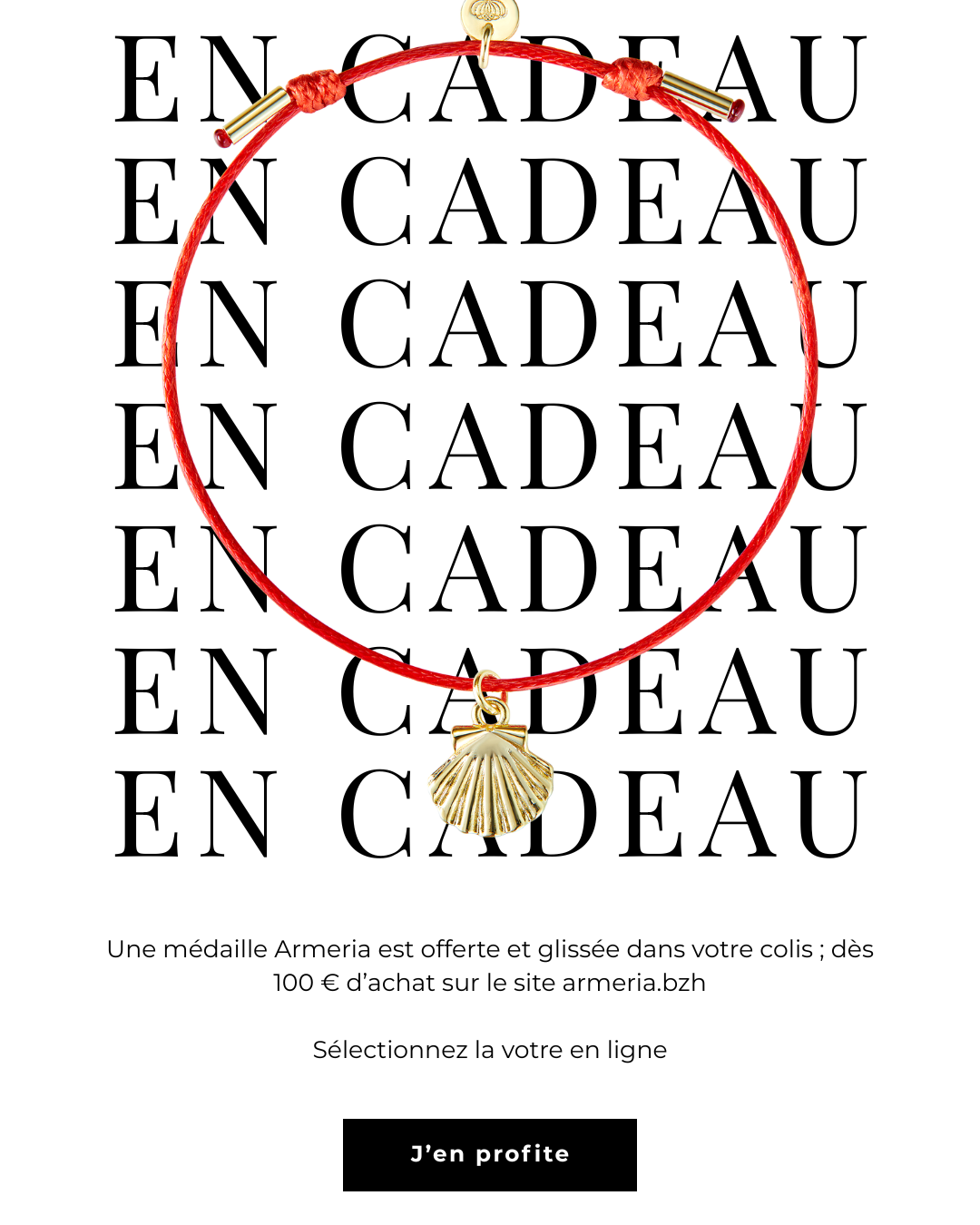 Un bracelet offert dès 100 € d’achat
