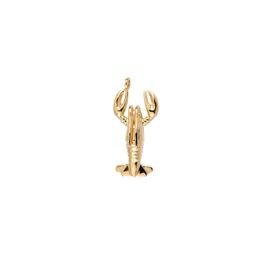 Pendentif homard en or 18 carats