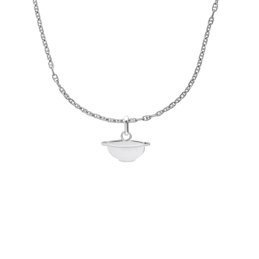 Collier bol breton avec chaîne marine en argent