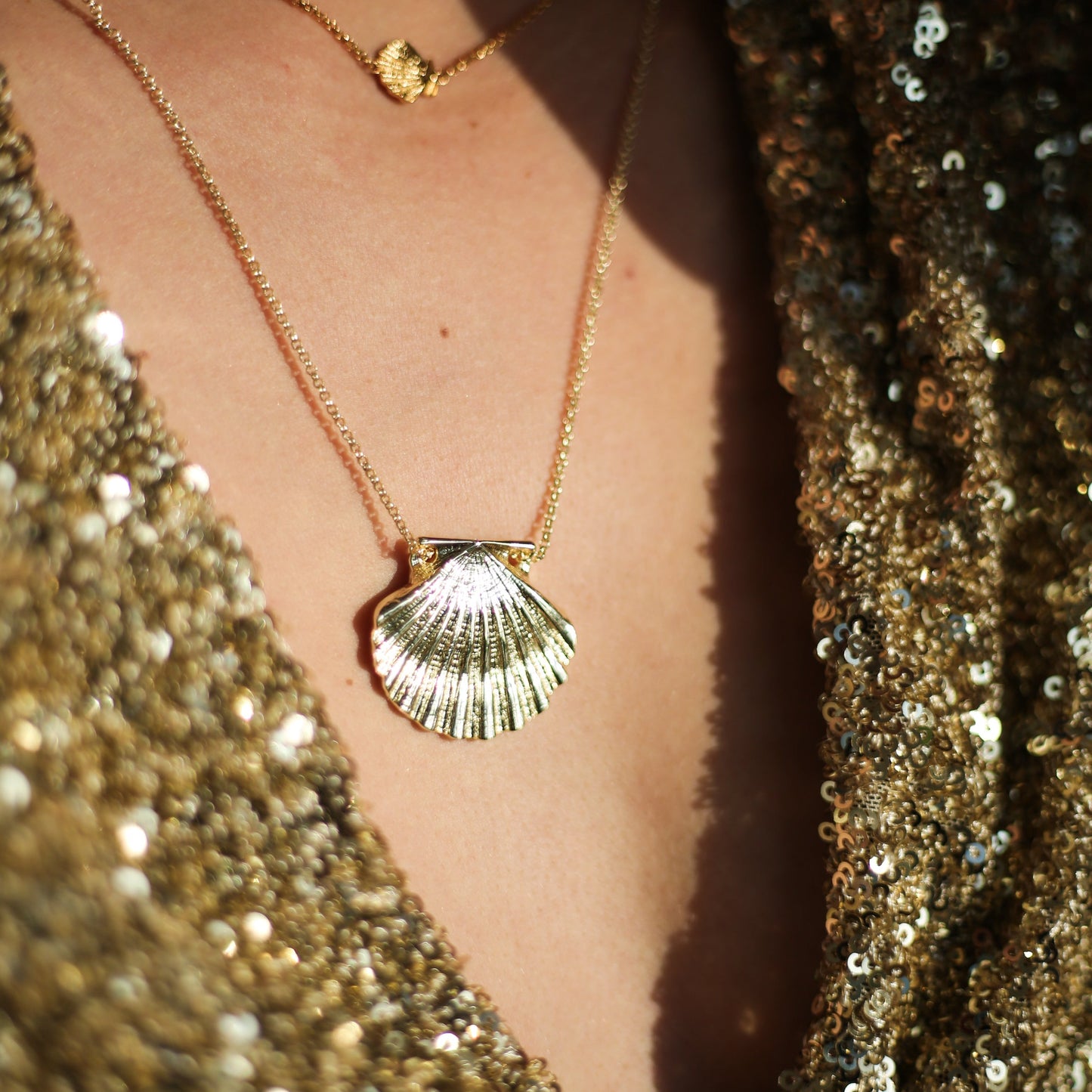 SAUTOIR COQUILLE SAINT JACQUES - SAINTE JAKEZ