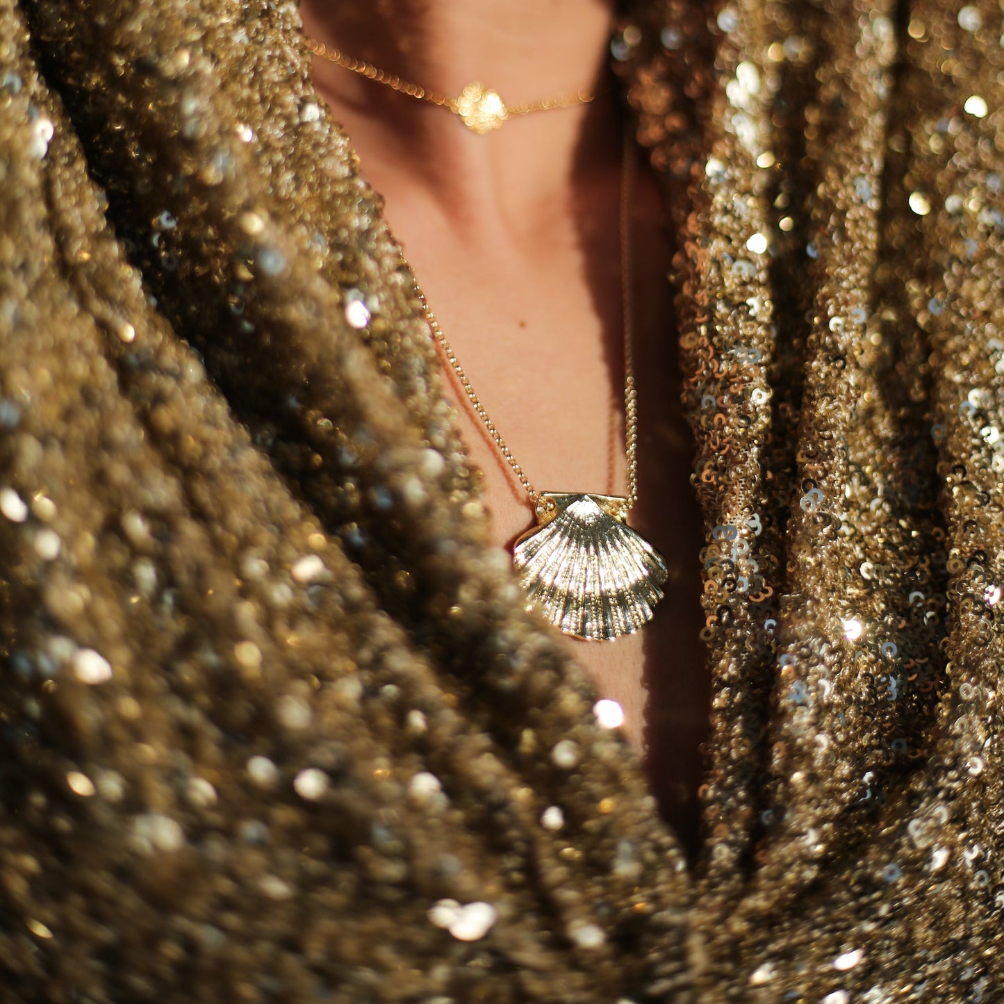 SAUTOIR COQUILLE SAINT JACQUES - SAINTE JAKEZ